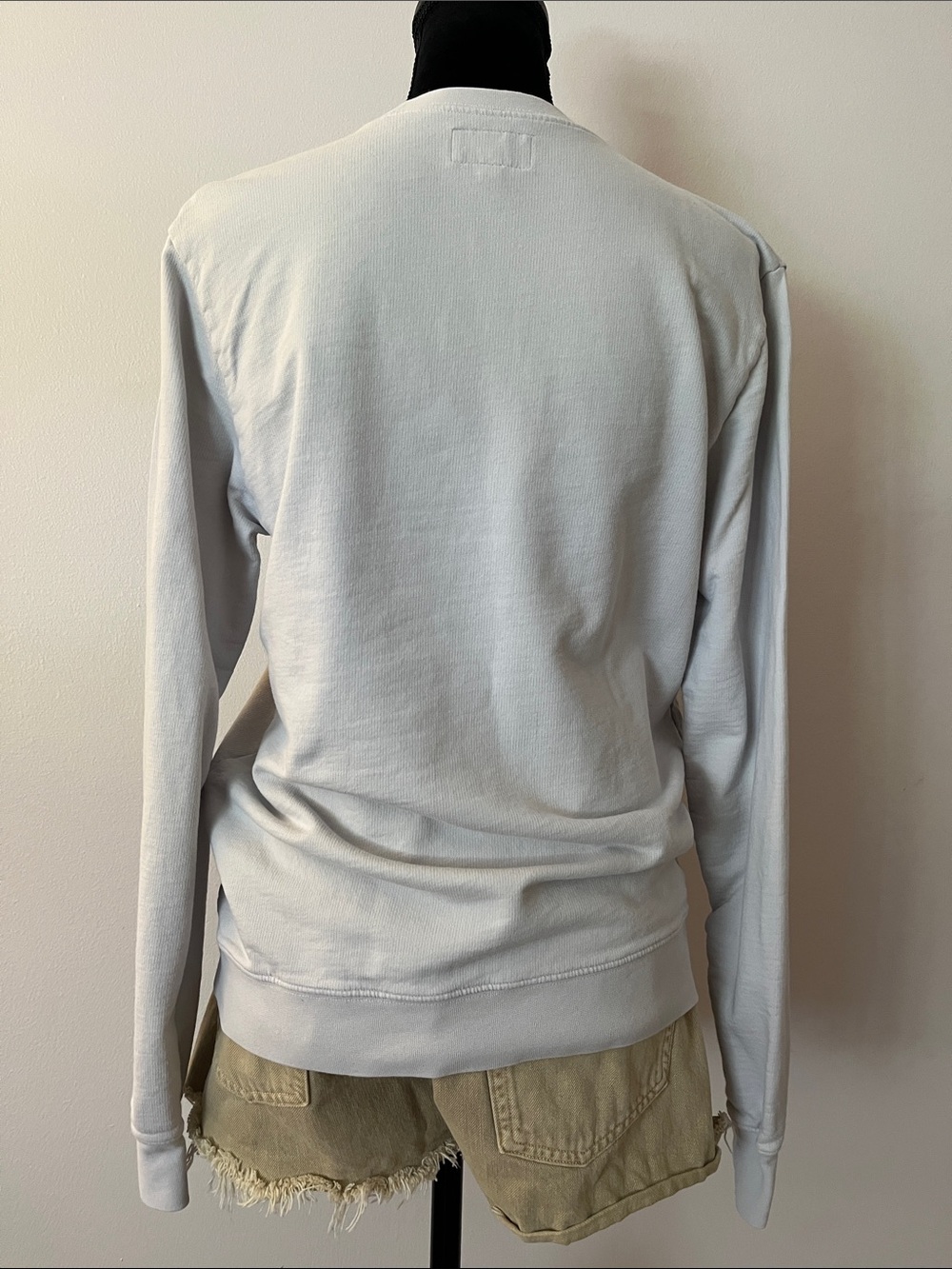 American Giant Women’s Crew Neck Sweatshirt, size M, pale grey - Picture 3 of 7
